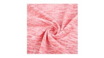 Customize Stretch Rib Jersey Fabric 95% Polyester 5% Spandex Knitted Melange Jersey Fabric1