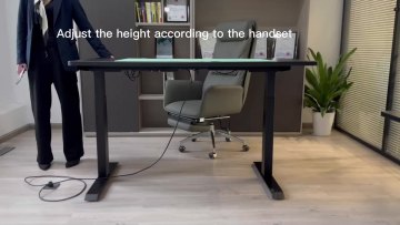Popular Height Office Work Furniture Table Dual Motor Standing Electric Adjustable Height Electronic Desk1