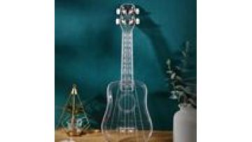 21 Inch 4 String ABS Transparent Ukulele for Kids and Beginners1