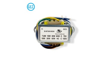 EI-5730W-5230 Audio Transformer: Professional Analysis and Application with Multiple Powers (7.5W - 60W), Dual Voltages (70V/100V) and 8Ω Impedance