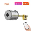 AIRBNK M520 Door Lock Tuya Zigbee Smart Lock Cylinder Fingerprint Lock Bluetooth For Door 50-100mm Thickess WIFI Door Lock