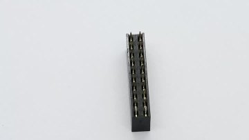 2.54mm Female Header Dual Row Straight Type(W=5.0 H=8.5)