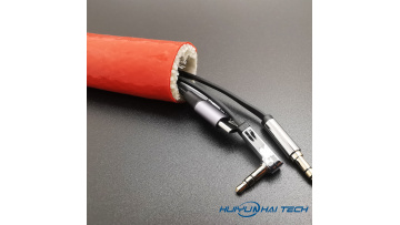 Fire Proof Silicone Glass Fiber Braided hose 1