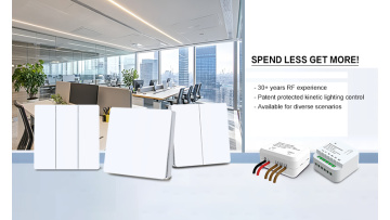 Lighting Wireless Kinetic Switch for Office Block