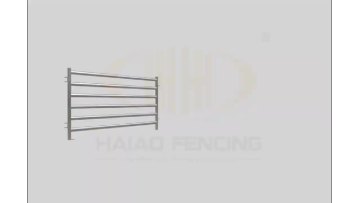 Heavy duty customized solid welded round pen sheep goats panels for farm field1