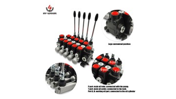 5PC100 PC100 Hydraulic Sectional Control Valve