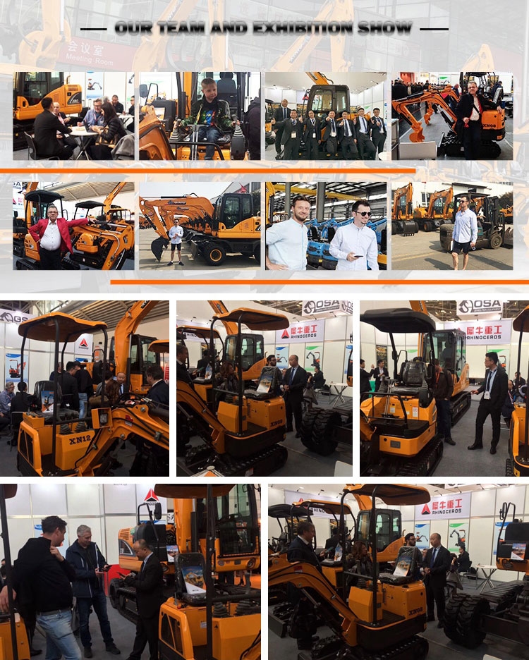 Mini Excavator Rhinoceros XN18 Mini Digger For Garden