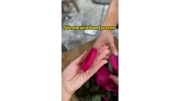 Silicone wrist strap