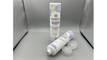 big capacity white silk printing tube
