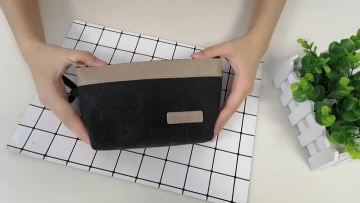 Better together style canvas cosmetic bag