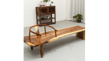 Factory Price Wooden Furniture Kitchen Live Edge Garden Outdoor Patio Park Wood Long Bench for Dining1