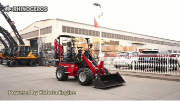 Rhinoceros XN290 Backhoe Loader – Kubota Power, 4WD, Efficient Work