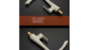 Australian Hotel Luxury White Single Lever Kitchen Sink Tap Mixer without Pull-out Sprayer1