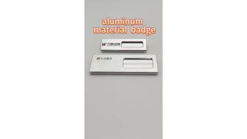aluminum alloy badge plate