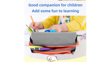 PC152 Double zip pencil case for kids