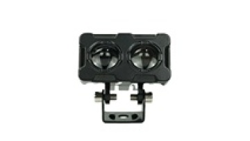 HJG Factory Price Motorcycle Waterproof Work Lights dual-color Headlamp Low Beam High Beam1