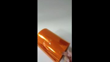 8.9 clear pharma grade orange pvc
