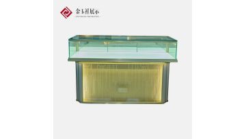 Gold Jewelry Display Cabinet