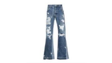 Plus Size High Street Men Brand Fashion Man Vintage Baggy Stacked Jeans Flare1