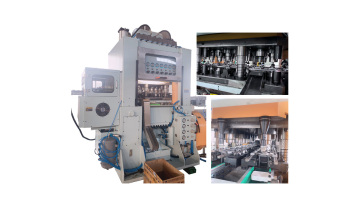 Aerosol cone and dome machine dome bottom making machine automatic production line