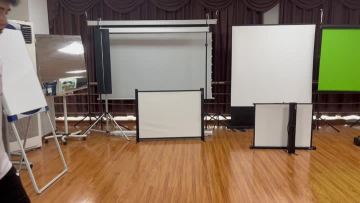 X-type tripod screen