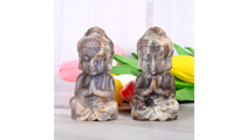 Hot Sale Hand Carved Crystal Buddha Statue Healing Moonstone Buddha for Home Decoration1