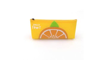 Custom hotsale fancy fashion fruit TPU pencil case