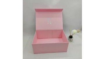 pink folding magnetic box