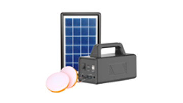 Mini solar powered led light outdoor camping solar home lighting system solar system kits1