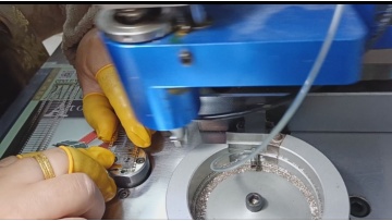 watch hand tube attaching