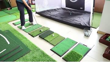 golf hitting mat