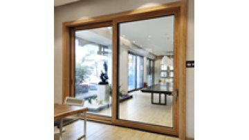 Aluminum big panel interior exterior glass doors security sliding door by good quality Foshan supplier1