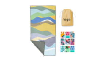 Custom Printed Sand Free Waffle Beach Towels - Quick Dry Microfiber Luxury Sublimation Towel1
