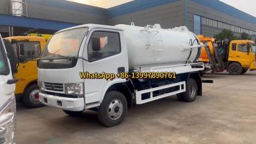 vacuum suction sewage truck