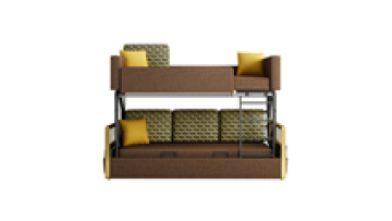Folding Bunk Bed Thicken Metal Frame Move up and Down Sofa Living Room Furniture Home Furniture Foldable Modern Three Seat1