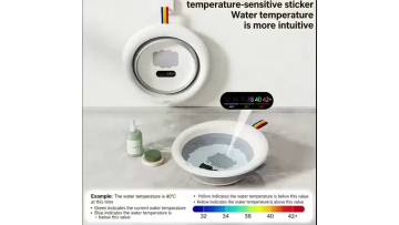 Foldable Heat Sensing Wash Basin for Home Use