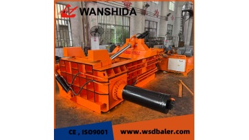 250ton scrap Metal baler operation