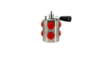 Hydraulic 6 Way Steel Diverter Valve, BSP Ports, D