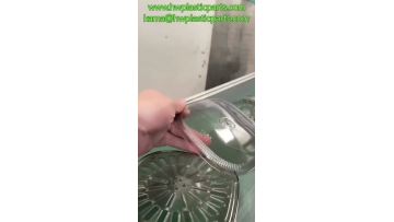 Injection-molded plastic frame