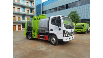 Large Payload Dongfeng 4X2 6.5cbm Compression Refuse Truck for Mining Logistics1