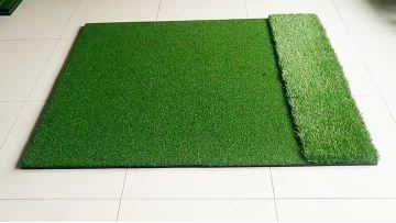 Golf Practice Mat with Long and Short Grass