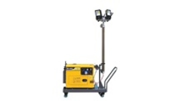 6500 silent diesel generator mobile led tower light1
