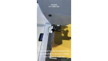 Post Bed Ornamental Stitch Sewing Machine for Leather Upholstery