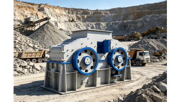 Quarry Double Rotor Crusher Granite Basalt Aggregate Shaping