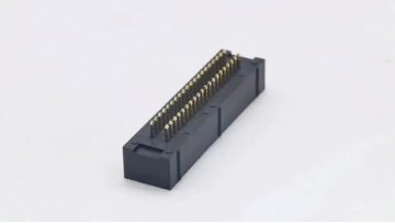 1.27*2.54mm Pitch Box Header Connector 40P Tray Middle Notch Straight 5.6mm Brass Contact Material Nylon Housing for PCB