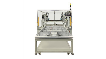 Pneumatic locking screw machine