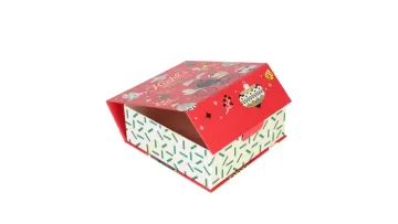 Custom Gold Stamping Luxury Paper Folding Rigid Magnetic Gift Packaging Box1