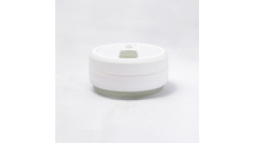 LD-ZF0003 Oem New Design Reusable Foldable Silicone Rubber Drinking Coffee Cup Collapsible With Lid1