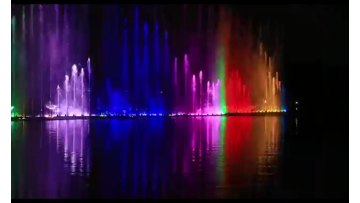 extra large music dancing fountain show