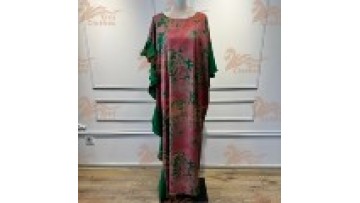 Stylish Printed Dubai Abaya Muslim Dress Fashion Islamic Robe Elegant Modest Kaftan for Women1